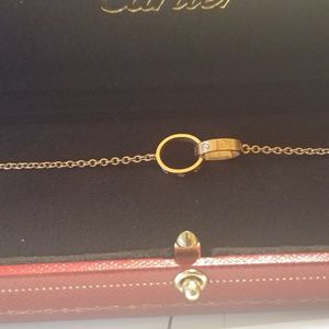 18k rose gold Cartier love bracelet